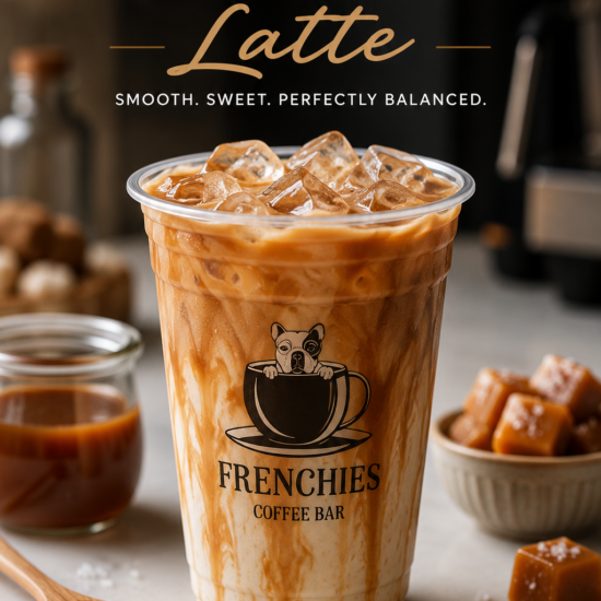 Salted Caramel Iced Latte